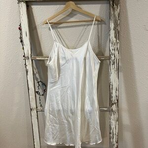 Luxurious Cream Satin Chemise